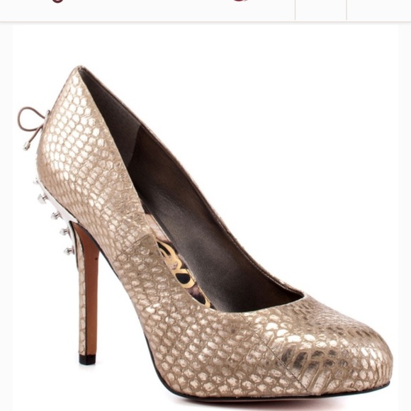 Sam Edelman "Evan" Heel - Zinc Snake  (9) - Picture 2 of 8